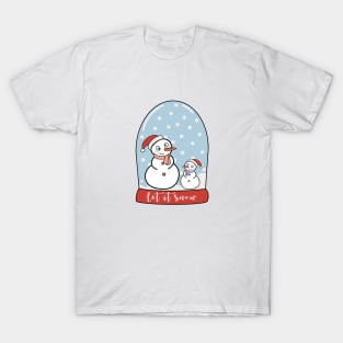 Snowman slow globe T-Shirt